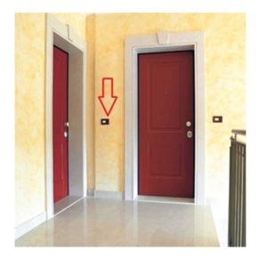 TELECAMERA BNC NASCOSTA SUL PULSANTE DEL CAMPANELLO